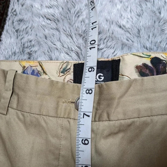 Dolce & Gabbana Tan Khaki Pants Size 40 Work Pants Trousers Office US Small - Picture 8 of 12